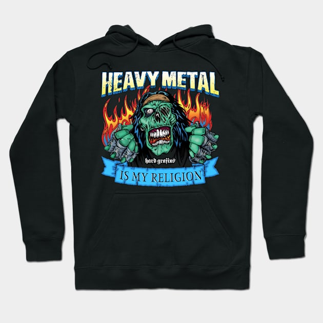 \m/ Heavy Metal \m/ by Hard Grafixs© Hoodie by Grafixs©